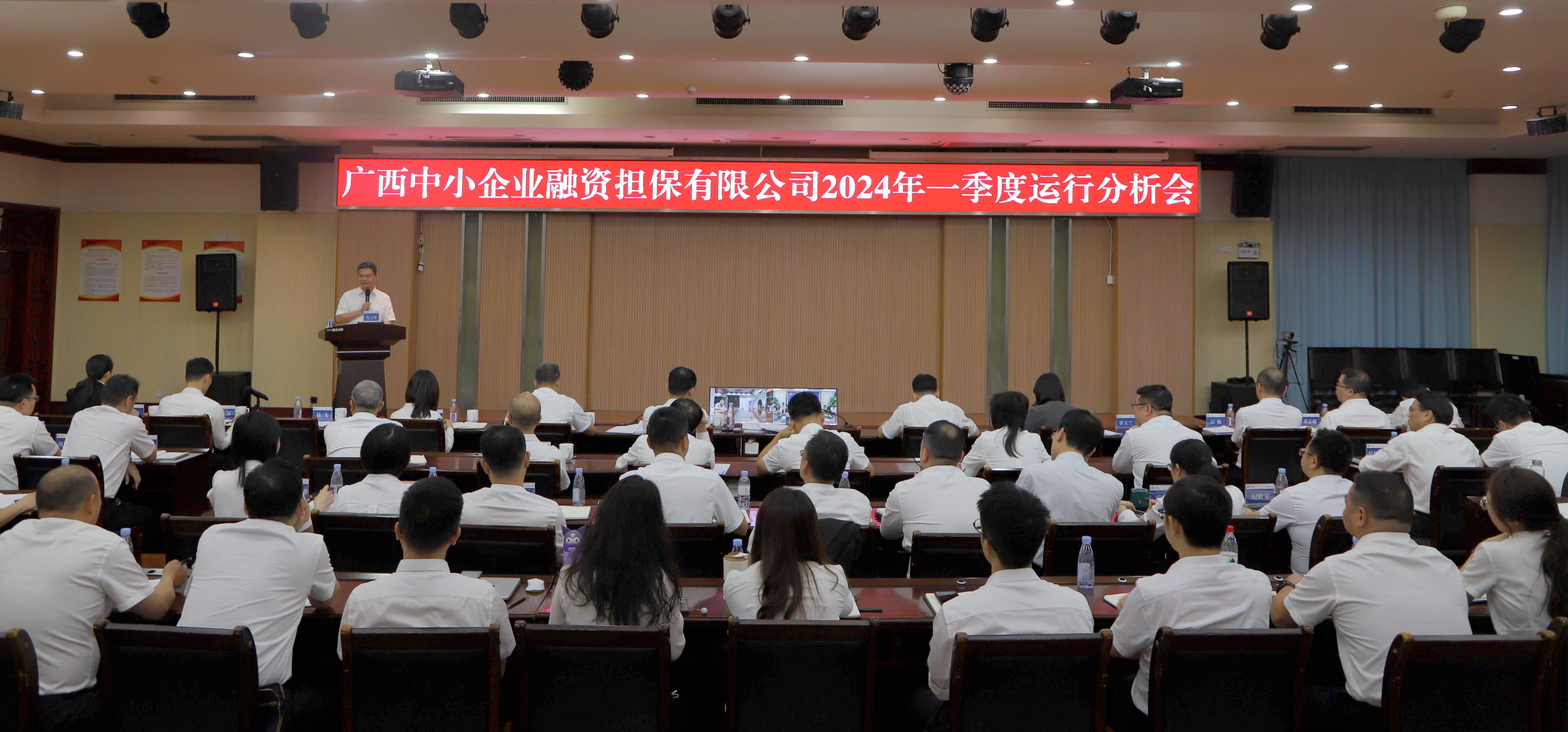 【落實(shí)落細(xì)落地，全力攻堅“雙過半”】中小擔(dān)保召開2024年一季度運(yùn)行分析會